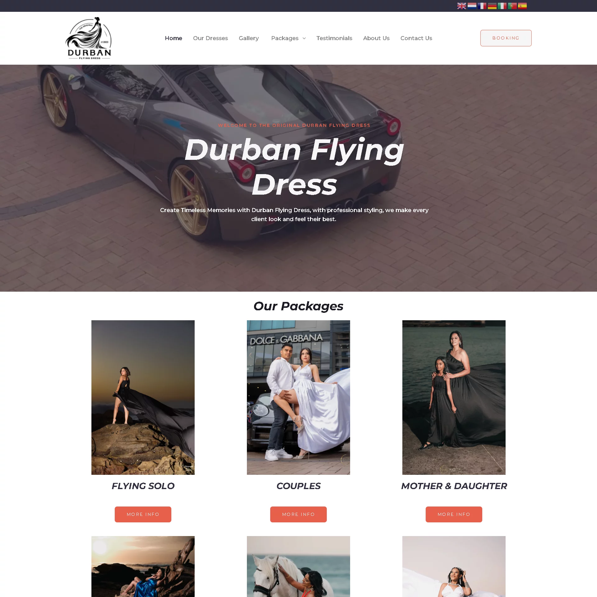 Durban Flying Dress website