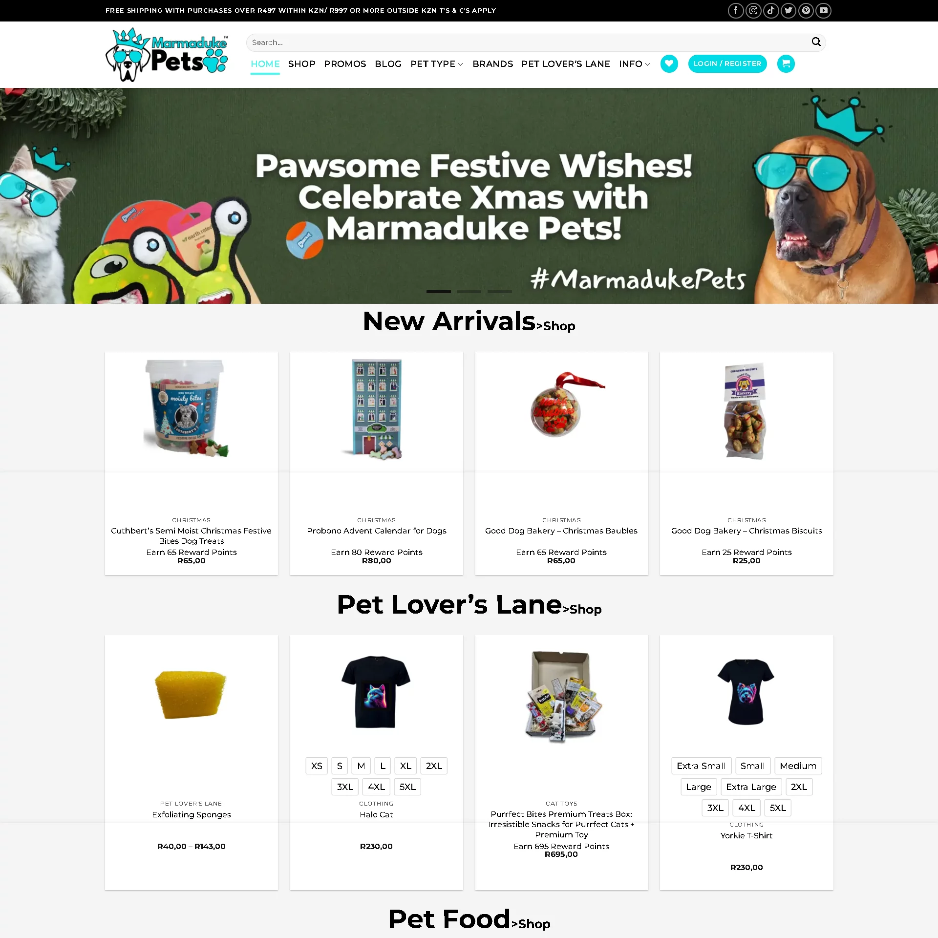 Marmaduke Pets website