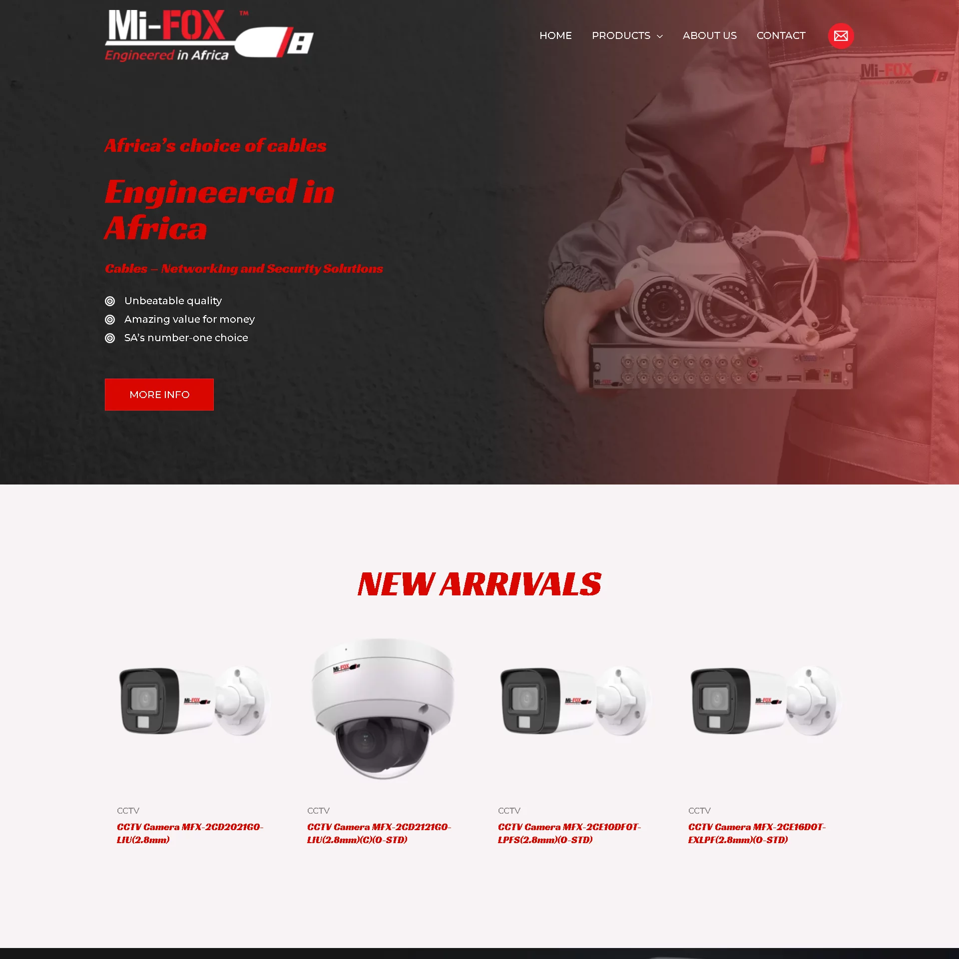 Mi-Fox website